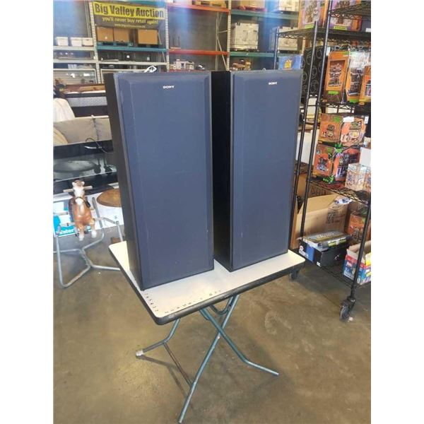 PAIR OF SONY SS-C260AV FLOOR SPEAKERS