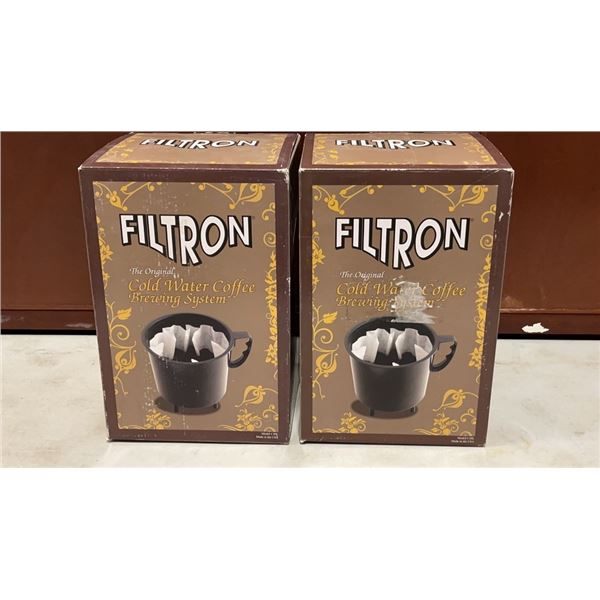 2 FILTRON SOLD WATER COFFEE BREWING SYSTEM