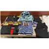 Image 3 : LOT OF NEW CLOTHES SIZE 56 AND 7 8 WITH 3 NEW SNOW PANTS SIZE SMALL AND LARGE