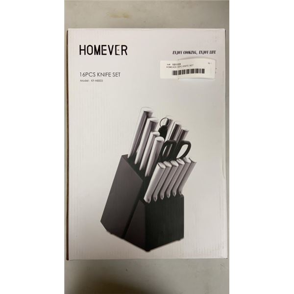 NEW HOMEVER 16PC KNIFE SET