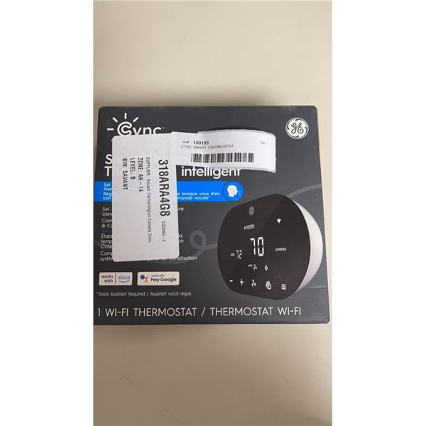 CYNC SMART THERMOSTAT - RETAIL $179