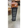 Image 3 : 4 FOOT LEATHER PHOT ALBUM STORAGE UNIT AND WOOD STORAGE BOX