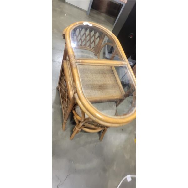 VINTAGE RATTAN 3. PC BISTRO SET