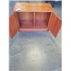 Image 3 : 2 DOOR TEAK CABINET