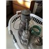 Image 7 : 2 VINTAGE LANTERNS AND LOT OF VINTAGE OIL LAMP PARTS