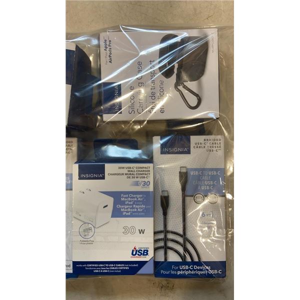 LOT OF CHARGER, CABLES, AND CORDS