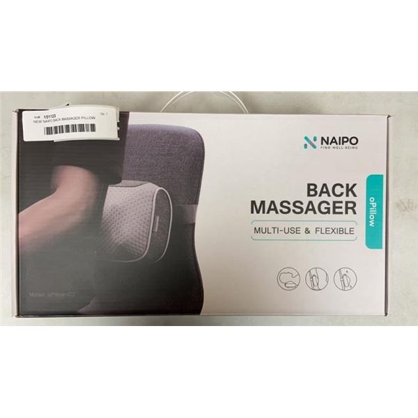 NEW NAIPO BACK MASSAGER PILLOW