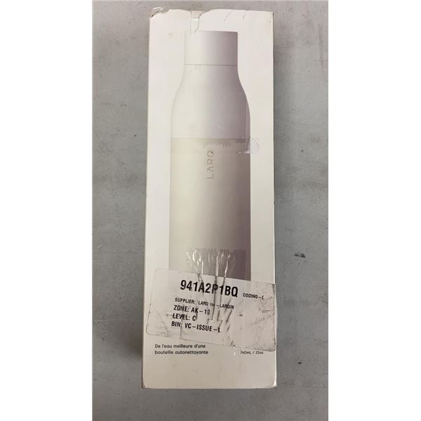 LARQ WATER BOTTLE WHITE TESTED AND WORKING - RETAIL $154