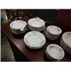 Image 11 : APPROX 77 PIECES CHODZEIZ MADE IN POLAND CHINE - CUPS AND SACUERS, PLATES, CREAM AND SUGAR, ETC