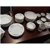 Image 3 : APPROX 77 PIECES CHODZEIZ MADE IN POLAND CHINE - CUPS AND SACUERS, PLATES, CREAM AND SUGAR, ETC