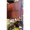 Image 1 : CHERRY FINISH WARDROBE GENTLEMANS DRESSER