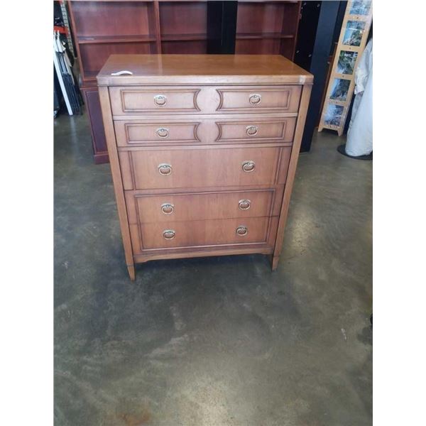 DREXEL 5 DRAWER HIGHBOY DRESSER