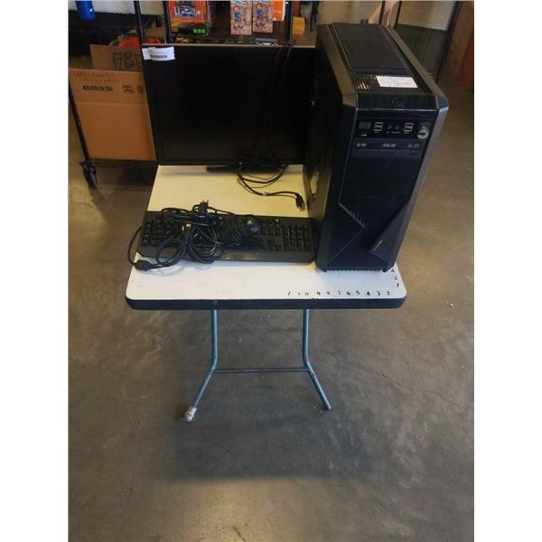 ZALMAN AMD8 GTX1050TI 2TB HDD, 12 GB DDR3 RAM, INCLUDES MONITOR, KEYBOARD AND MOUSE