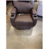 Image 2 : BROWN LEATHER MASSAGE THEATRE RECLINER WORKING