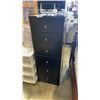 Image 1 : BLACK 6 DRAWER LINGERIE DRESSER
