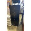 Image 1 : BLACK 6 DRAWER LINGERIE DRESSER