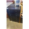 Image 1 : BLACK 6 DRAWER HIGHBOY DRESSER