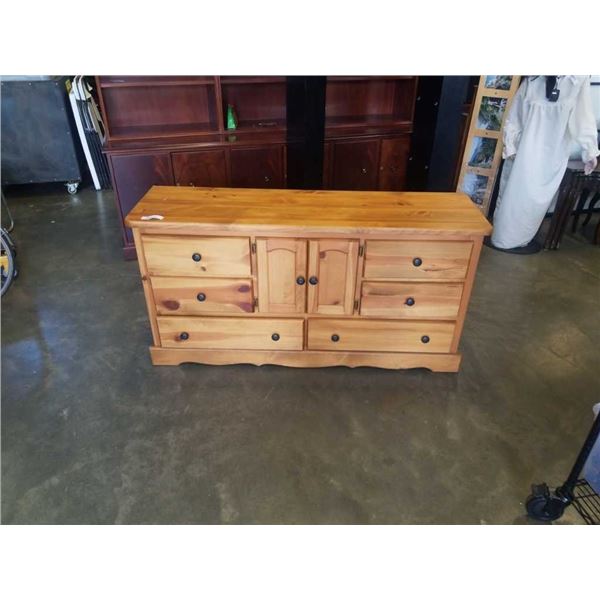 PINE 6 DRAWER DRESSER