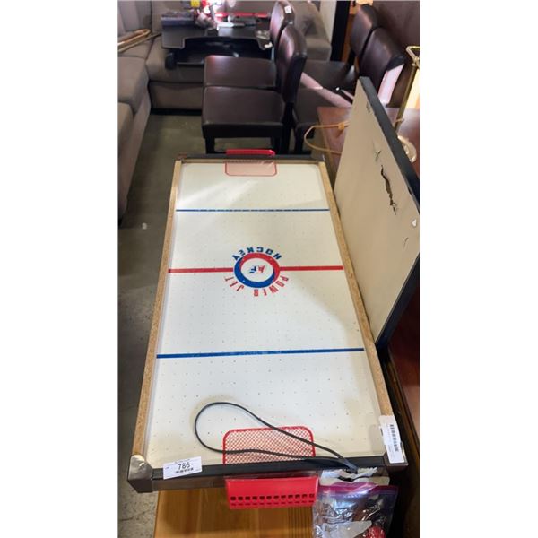 VINTAGE TABLE TOP AIR HOCKEY TABLE