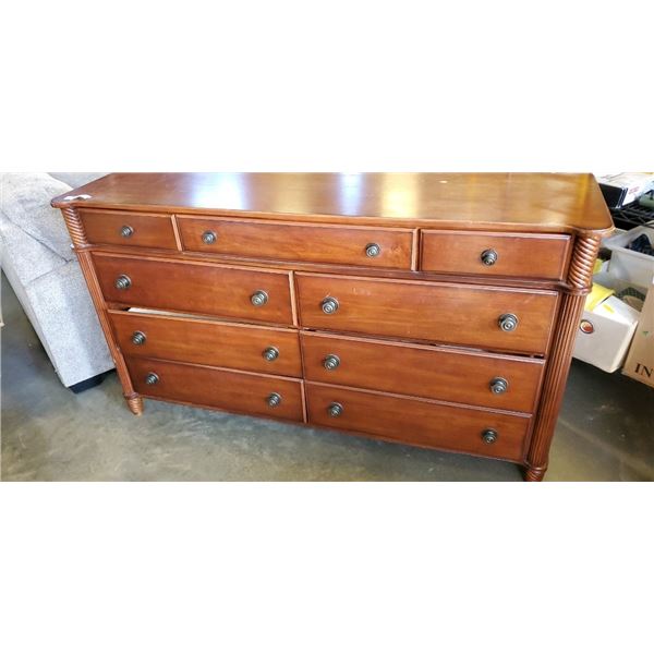 9 DRAWER SOLID WOOD DRESSER