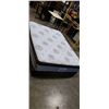 Image 1 : QUEENSIZE MATTRESS AND BOX SPRING - HAS VISABLE STAIN