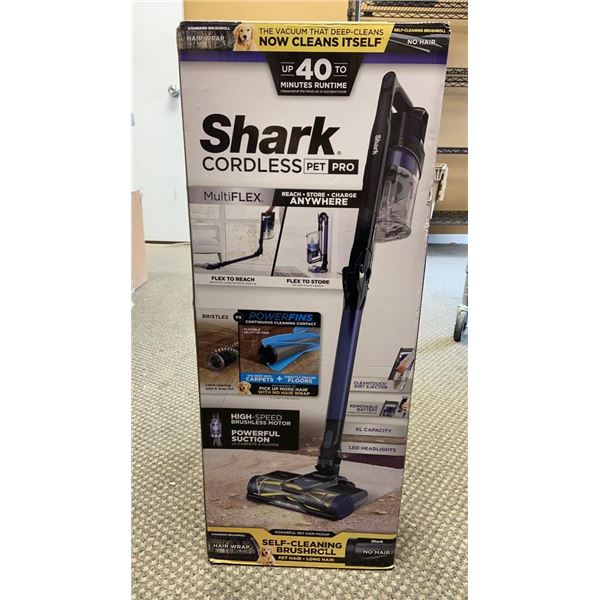 SHARK CORDLESS PET PRO MULTIFLEX STICK VACUUM TESTED AND WORKING - RETAIL $399