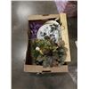 Image 2 : BOX OF ARIFICIAL HOME DECOR, DECORATIVE BULBS AND MORE