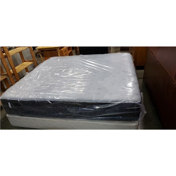 KINGSIZE CROWN JEWEL MATTRESS W/ SPLIT BOX SPRING