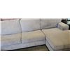 Image 3 : AS NEW SANDYS FURNITURE 3 PIECE GREY FABRIC SECTIONAL SOFA RETAIL $3800