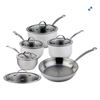 Image 1 : AS NEW MEYER 10PC POT SET - RETAIL $599