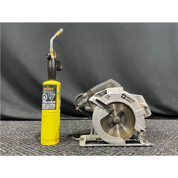 Porter Cable Circular Saw Laser, And Bernzomatic High Heat Torch