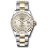 Image 1 : Rolex 31MM SS/YG Datejust with Diamond Bezel Model # 278383RBR