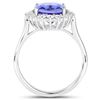 Image 2 : 3.28ct Tanzanite 14K White Gold Ring