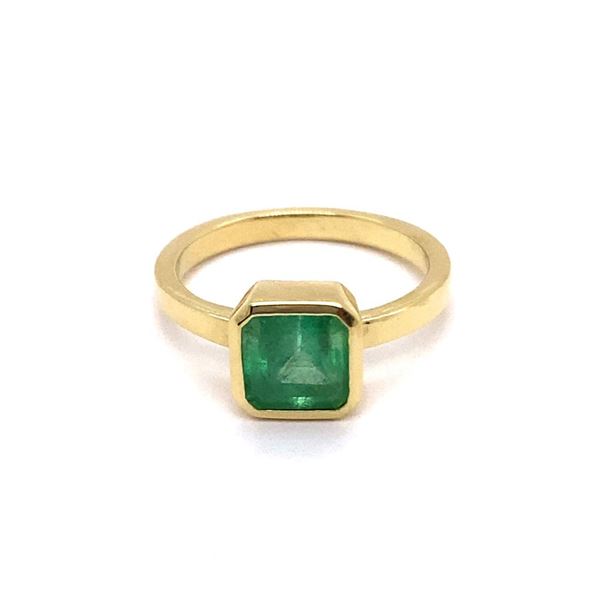 1.4ct Emerald 18K YG 4.9gm Ring