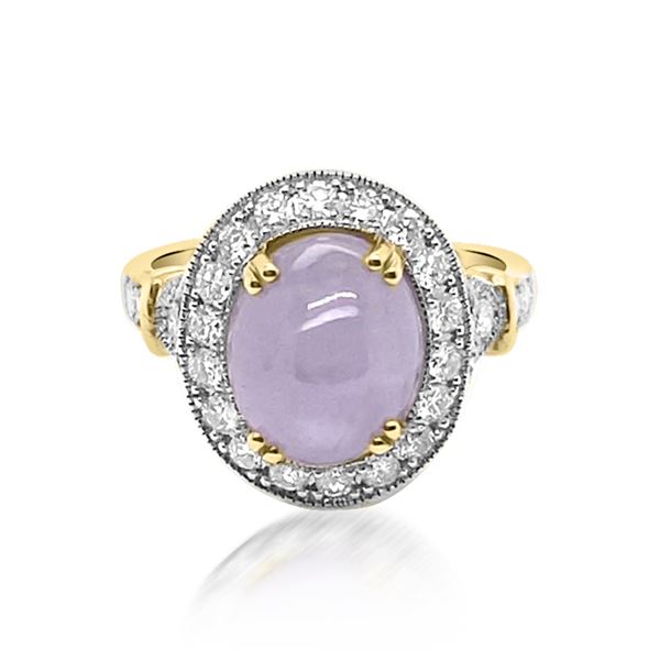 6.25ct Natural Ceylon Star Sapphire 18K Yellow Gold Ring