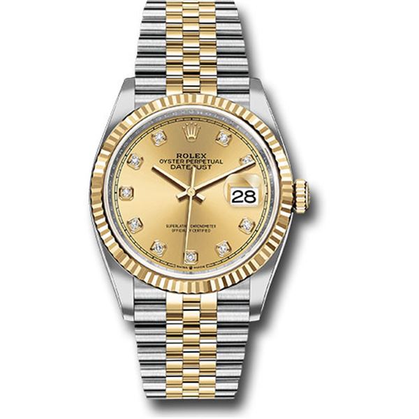 Rolex 36MM Datejust SS/YG Model # 126233