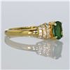 Image 2 : 0.65ct Natural Emerald 14K Yellow Gold Ring