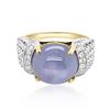 Image 1 : 9.02ct Natural Ceylon Star Sapphire 14K Yellow Gold Ring
