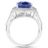 Image 2 : 5.51ct Tanzanite 14K White Gold Ring