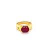 Image 1 : 5.27ct Ruby 18K YG 9.41gm Ring