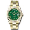 Image 1 : Rolex Day Date YG with Baguette Bezel Model # 228398TBR