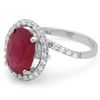 Image 2 : 5.05ct Ruby 14 K White Gold Ring