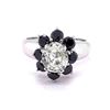 Image 1 : 2.93CT NATURAL CEYLON WHITE SAPPHIRE 14K WHITE GOLD RING