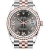 Image 1 : Rolex 36MM Datejust SS/RG With Diamond Bezel Model # 126281RBR