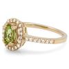 Image 2 : 0.63ct Peridot 14 K Yellow  Gold Ring