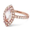 Image 2 : 2.05ct Morganite 14 K Rose Gold Ring