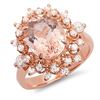 Image 1 : 3.62ct Morganite 14 K Rose Gold Ring