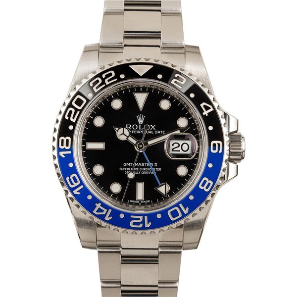 Pre-owned Rolex GMT-Master II - 116710BLNR