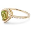 Image 2 : 0.76ct Peridot 14 K Yellow  Gold Ring