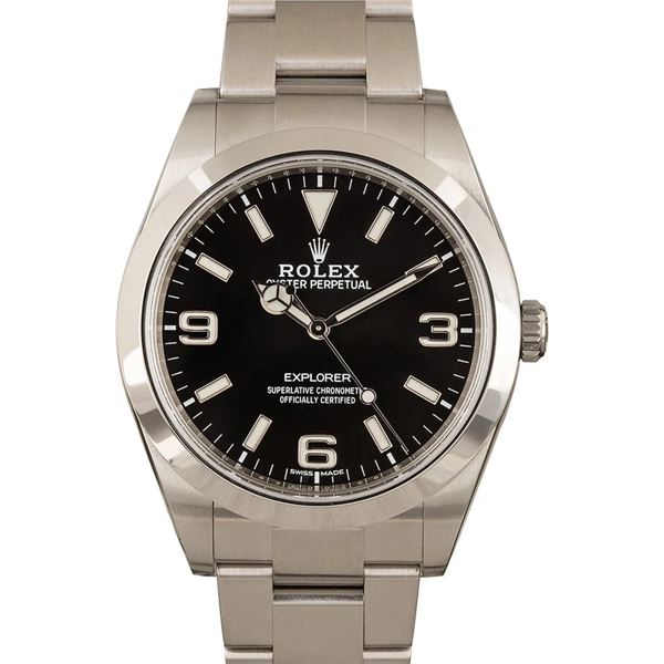 Pre-owned Rolex Explorer 214270